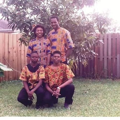Mommy, Daddy, Tony and his brother — the family that made him