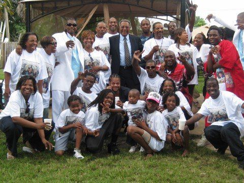 Tony's biological family — reunion gathering